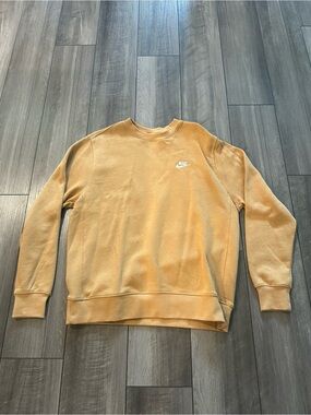 Nike Men’s Crewneck Sweatshirt — Mustard Tan